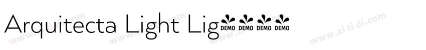 Arquitecta Light Lig字体转换